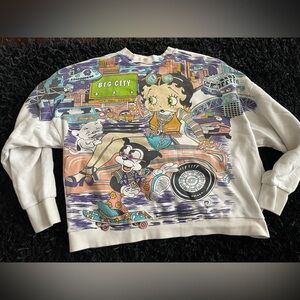 Vintage 1993 “City Chick” Betty Boop graphic sweatshirt XL